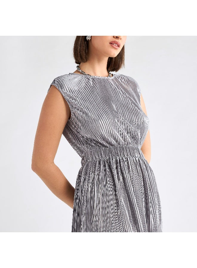 Splash FAV Striped Waistband Dress  - Image 4