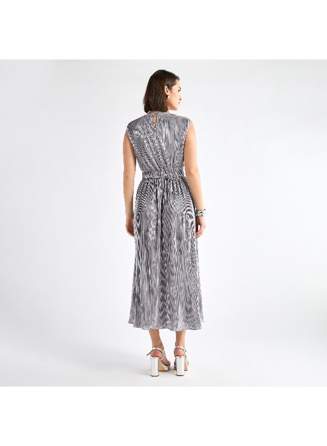 Splash FAV Striped Waistband Dress  - Image 2