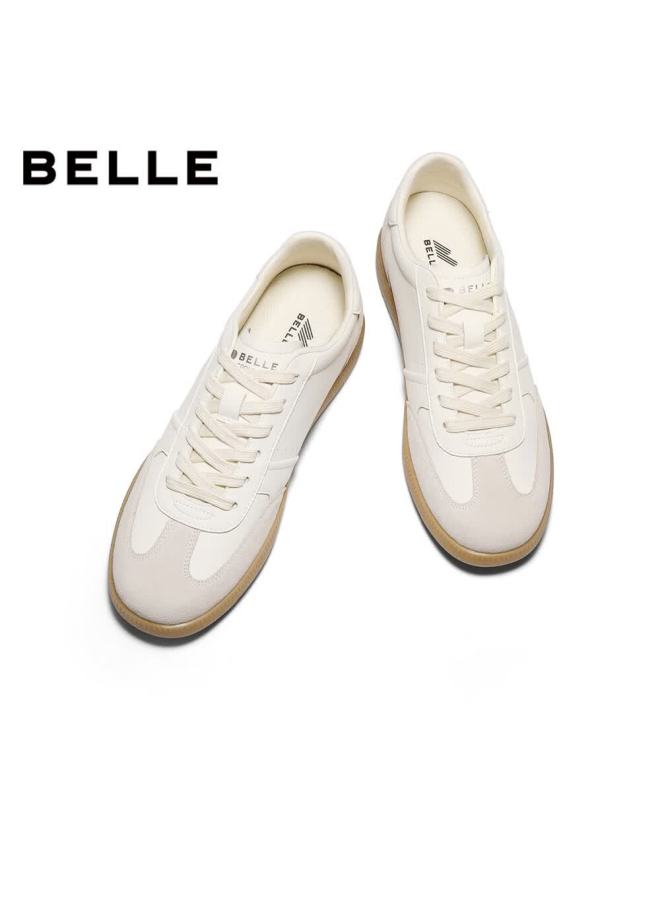 Belle Casual Sports Sneakers Men 25 Retro Colorblock Trainer Acm5 White/grey - Height Increasing - Image 3