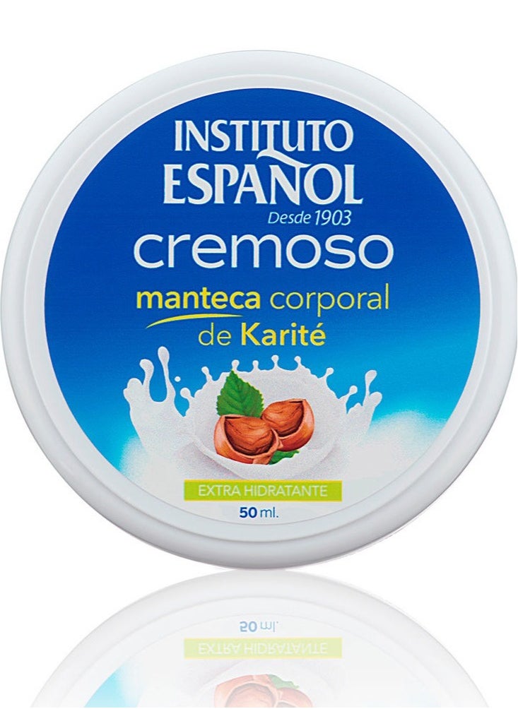 INSTITUTO ESPAAOL - Moisturizing Shea Butter Body Cream 50ml - Image 1