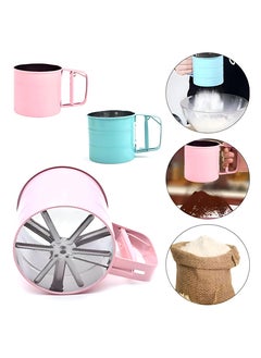 Generic Handy Manual Flour Sifter, Stainless Steel Mesh Sifting Cup Ideal For Flour, Powdered Sugar, And Icing Sugar - Essential Baking Tools For Your Home Kitchen Setup  - Image 5