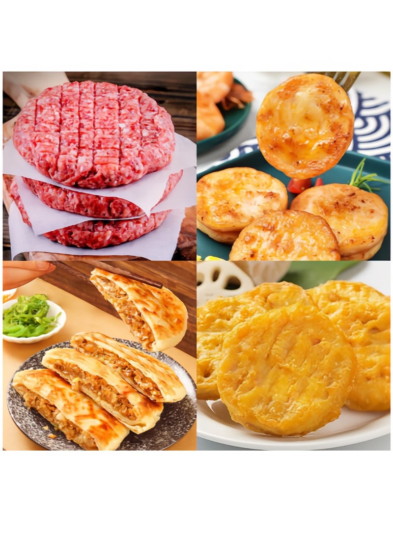 ليون هوم مكبس لحم الهمبرجر للمطبخ المنزلي، صنع قالب ضغط فطيرة اللحم المستديرة، صانع فطائر الإفطار الإبداعي - Image 2