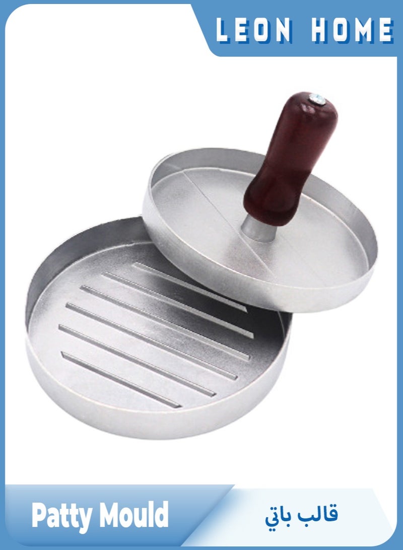ليون هوم مكبس لحم الهمبرجر للمطبخ المنزلي، صنع قالب ضغط فطيرة اللحم المستديرة، صانع فطائر الإفطار الإبداعي - Image 1