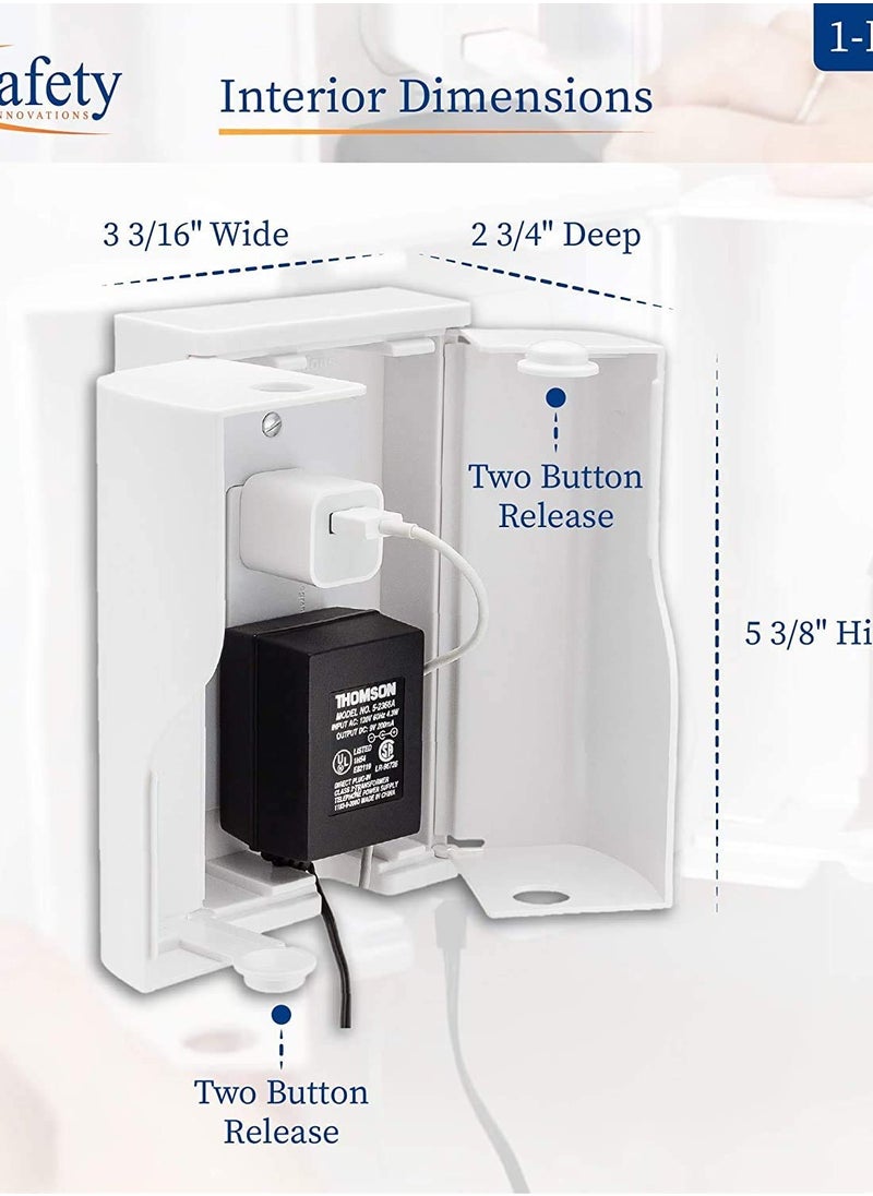 Safety Innovations Twin Door Outlet Cover  - Image 2