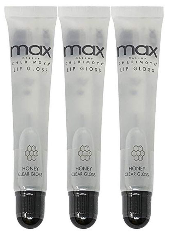 Cherimoya (3Pack) Max Makeup Cherimoya Lip Polish Honey Clear Gloss  - Image 1