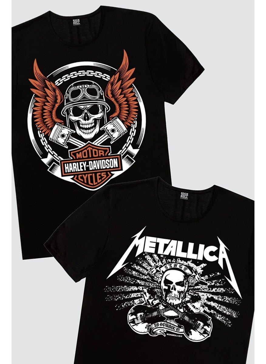 Biker Skull, Metallica Skull Women's 2-Piece Eco Pack T-Shirt - pzsku/Z1783B40E677F4FA1576DZ/45/_/1725789831/677e0596-3c50-4714-beae-6db6e9b667d9