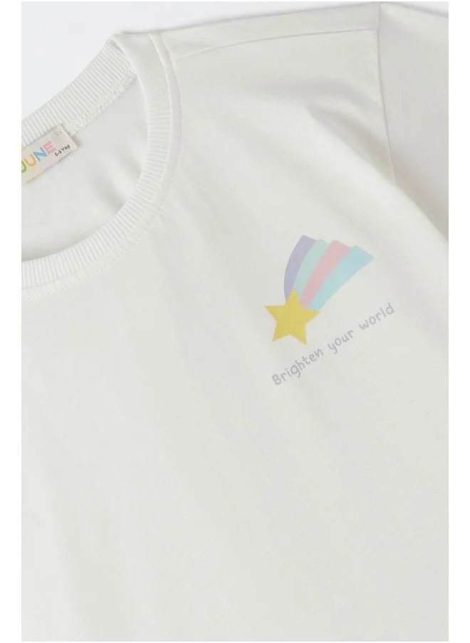 جون June Girl Tshirt Ecru