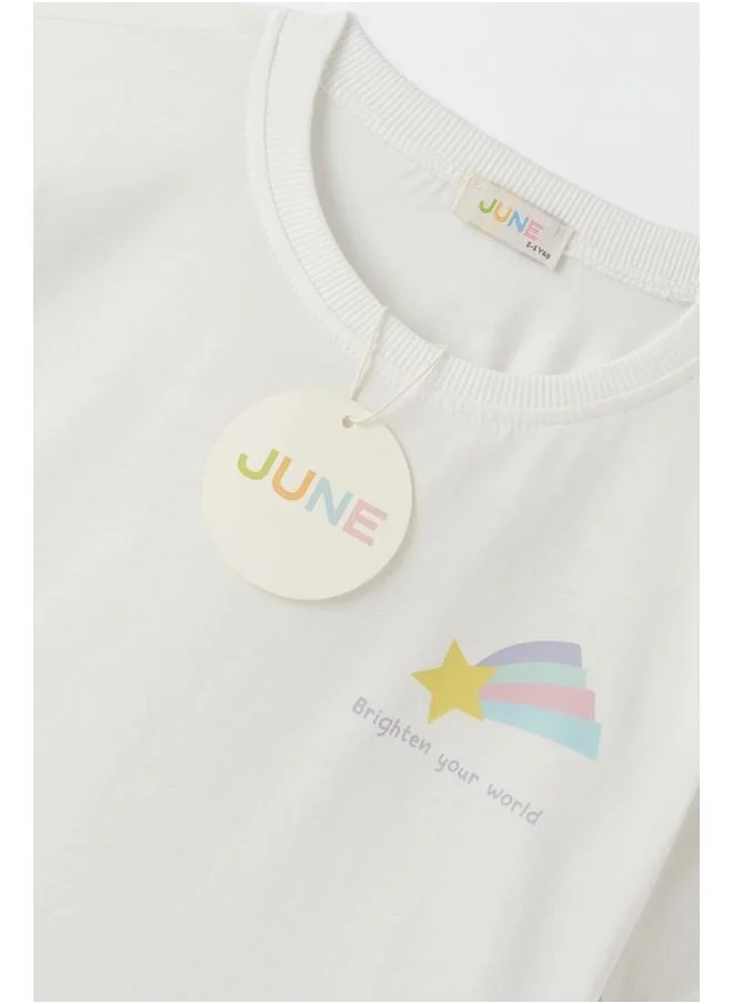 جون June Girl Tshirt Ecru