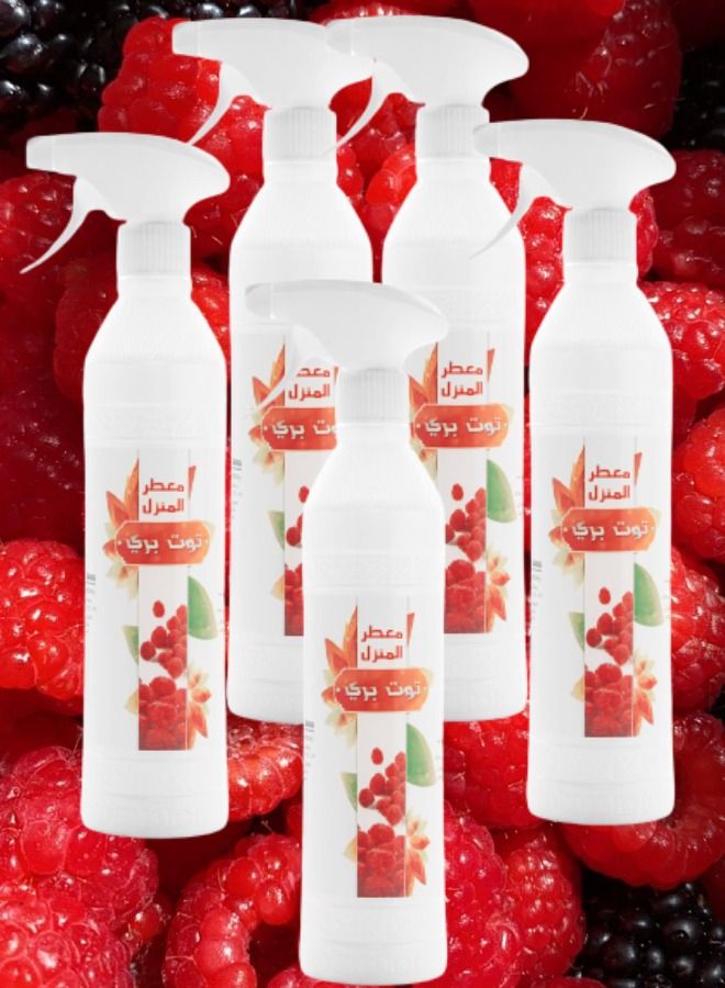 بانافع 5 قطع معطر منزل توت بري 500مل - Image 1