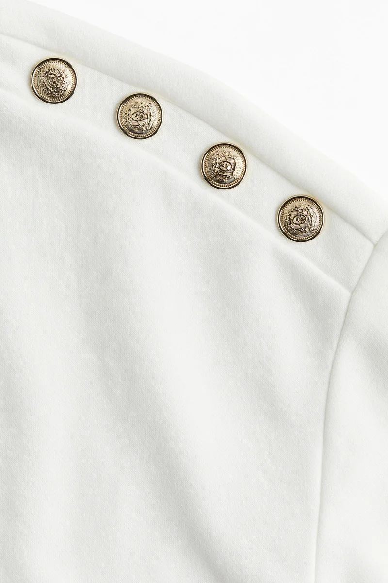 اتش اند ام Button-Detail Sweatshirt
