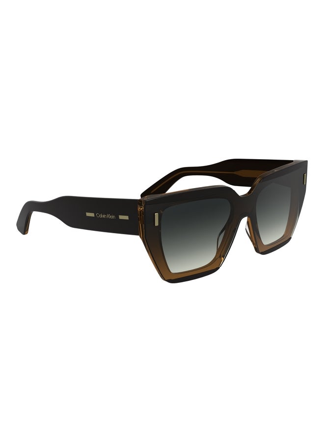 CALVIN KLEIN FULL RIM ACETATE MODIFIED RECTANGLE CALVIN KLEIN SUN CK24533S N 5120 (002) BLACK/CHARCOAL - Image 1