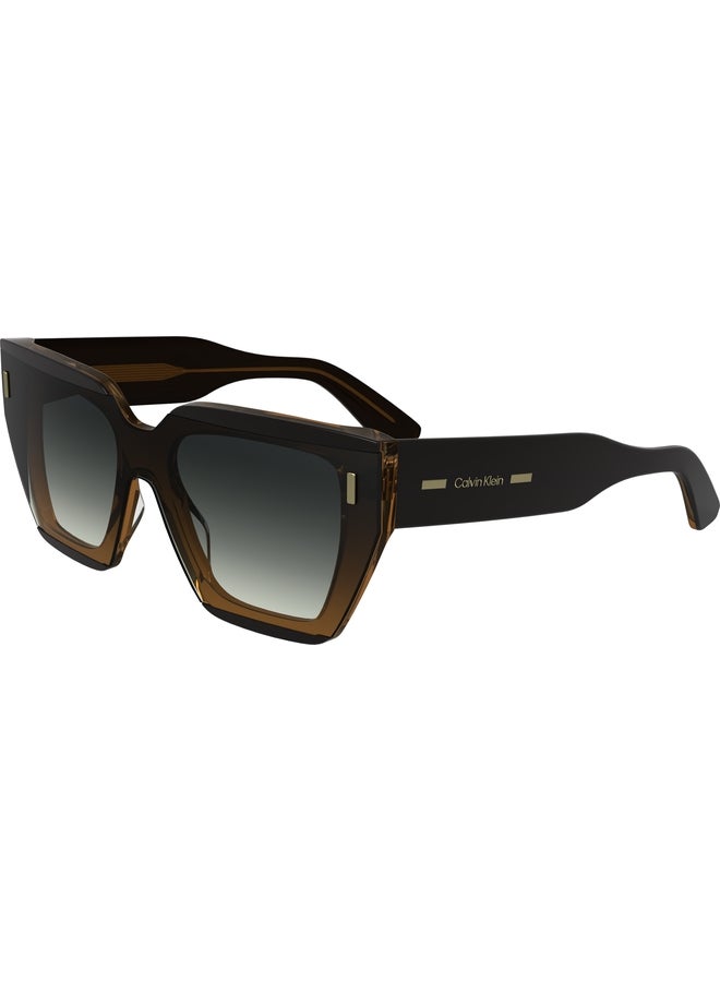 CALVIN KLEIN FULL RIM ACETATE MODIFIED RECTANGLE CALVIN KLEIN SUN CK24533S N 5120 (002) BLACK/CHARCOAL - Image 2