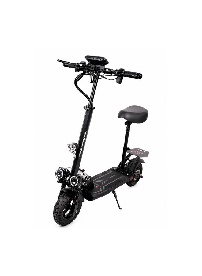 ROHAN WINGS KT-4A Electric Scooter 2026 Model 3000W Motor 48V 13Ah Lithium Battery 60-70 km/h Top Speed Foldable with Dual Suspension Black - Image 3