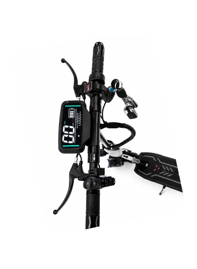 ROHAN WINGS KT-4A Electric Scooter 2026 Model 3000W Motor 48V 13Ah Lithium Battery 60-70 km/h Top Speed Foldable with Dual Suspension Black - Image 5