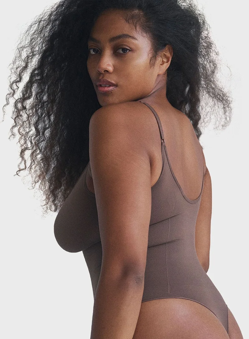 Cotton On Body Plunge Neck Knitted Bodysuit