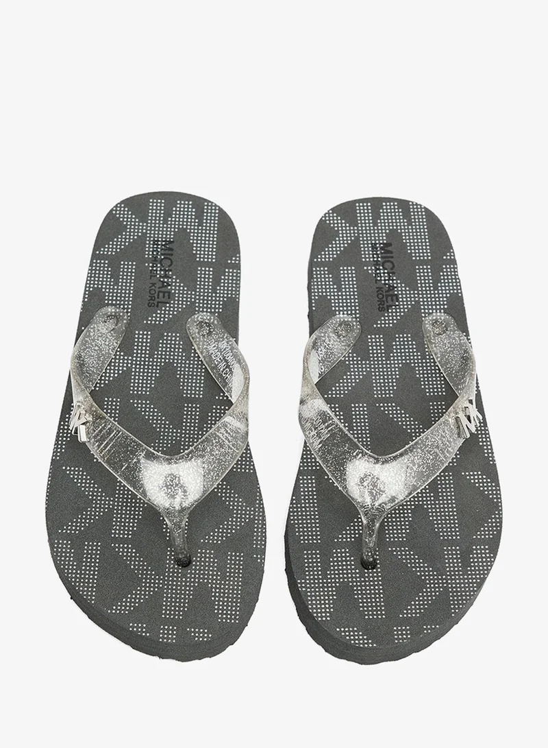 Michael Kors Kids Logo Flip-Flops