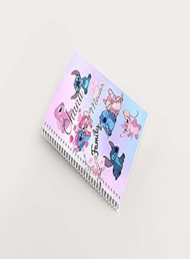 Ohana Means Family 100 Pages Premium Design Notebook (15 x 8in)