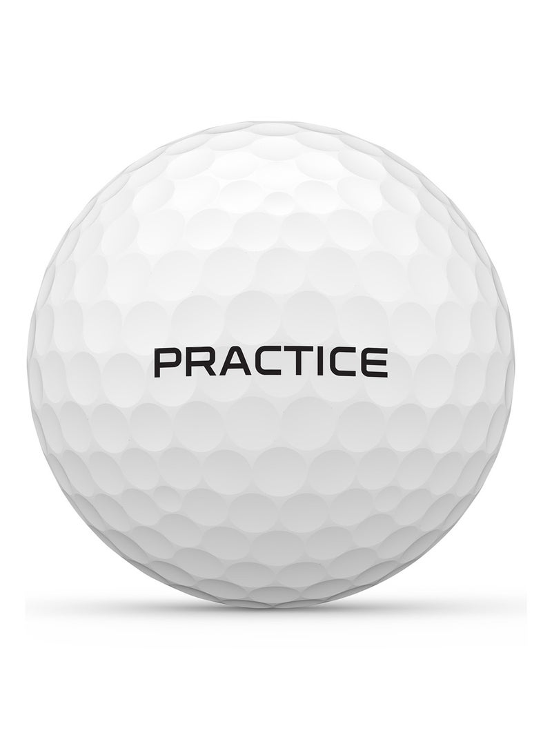 Wilson Staff Men's Premium Practice Golf Balls, Pack of 24 Balls, Advanced Level, White - Image 1