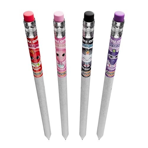 Scentco Smencils Sugar Star Scented Pencils – HB #2 Graphite Pencils Made from Recycled Newspapers, 4 Pack, Long-Lasting Gourmet Scents, Fun School Supplies & Gifts for Kids, Teachers, Classroom Rewards - Image 4