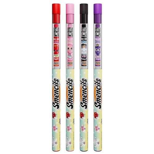 Scentco Smencils Sugar Star Scented Pencils – HB #2 Graphite Pencils Made from Recycled Newspapers, 4 Pack, Long-Lasting Gourmet Scents, Fun School Supplies & Gifts for Kids, Teachers, Classroom Rewards - Image 3