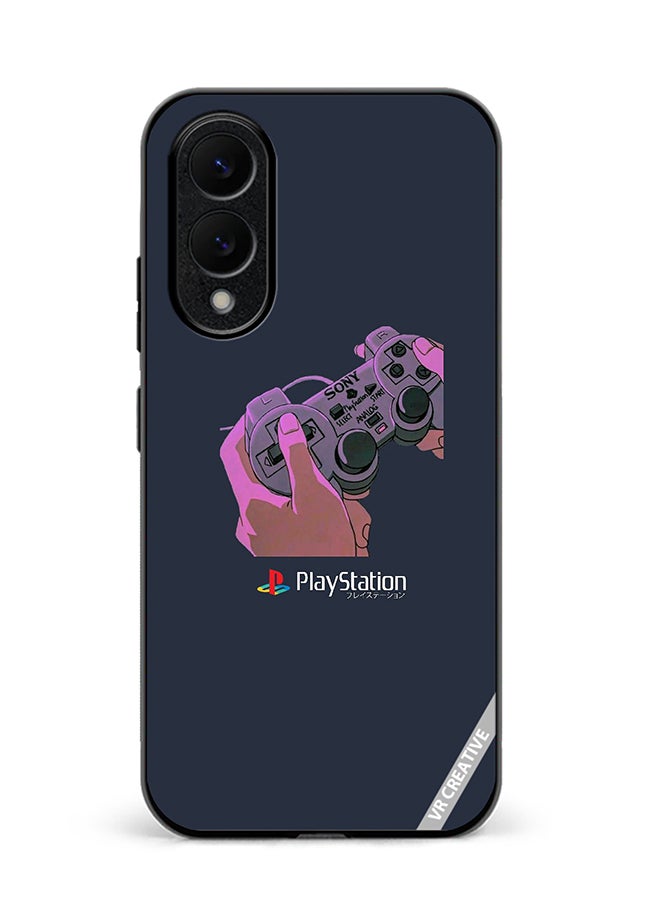 VR CREATIVE Protective Case Cover For Samsung Galaxy S25 Edge Playstation Design Multicolour