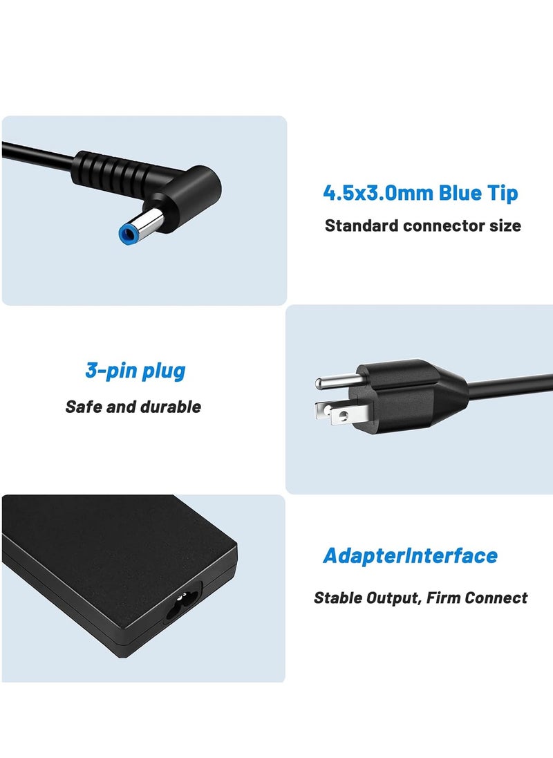 AC Charger for HP 120W Power Adapter, HP Laptop Charger for HP USB-C Dock G5 USB-C/A Universal Dock G2 5TW13AA Envy 15 17 Series Omen 15-5000 5100 5200 710415-001 L41856-001 HP 120W AC Adapter - pzsku/Z17841659EBFE9DF06179Z/45/_/1726043687/bc32f4df-d972-4ad8-afc8-8df776d7c8b3