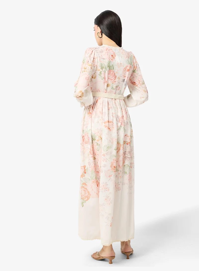 ايلا Floral  Print Dress