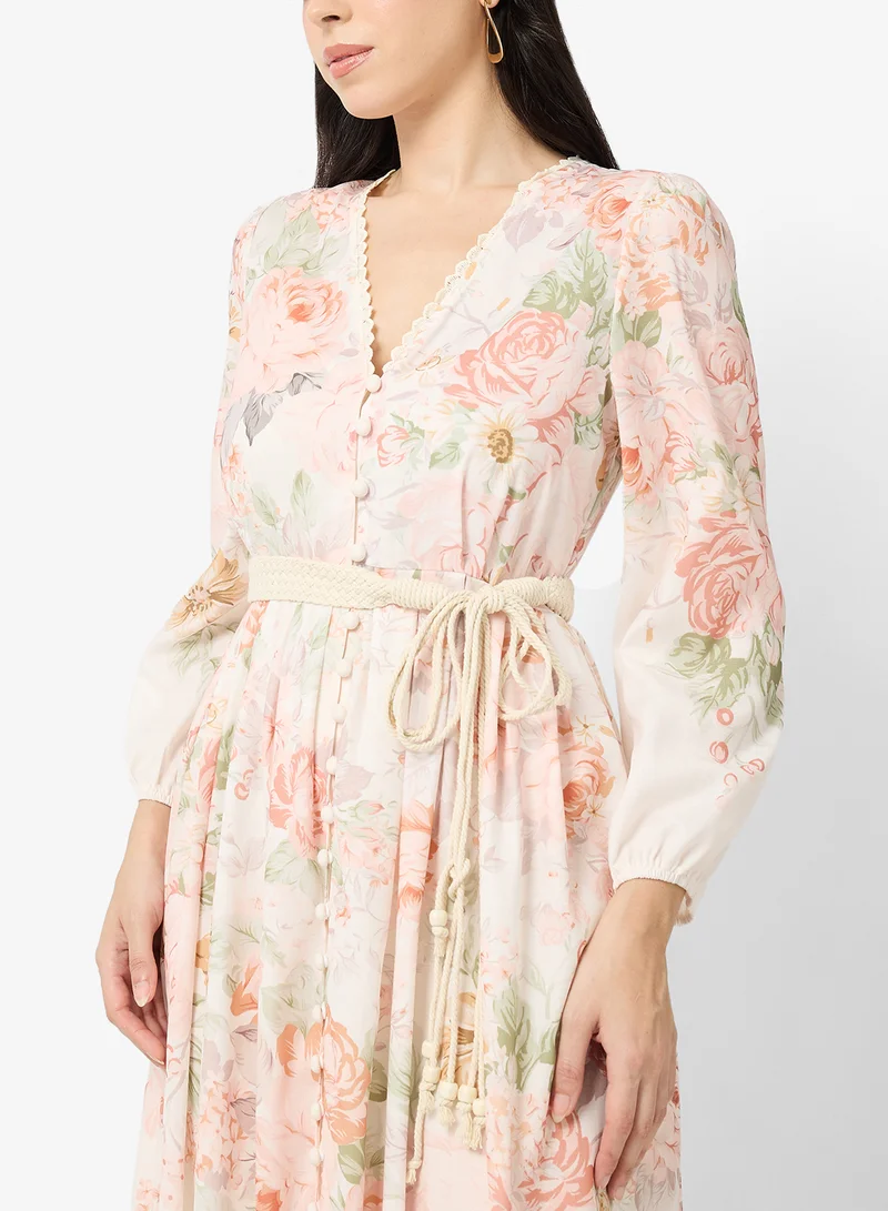 ELLA Floral  Print Dress