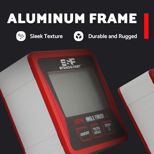 S&F STEAD & FAST Digital Angle Finder Gauge Magnetic Protractor Inclinometer Table Saw Angle Gauge Level Cube with Magnetic Base for Woodworking, Carpentry, Construction - Image 2