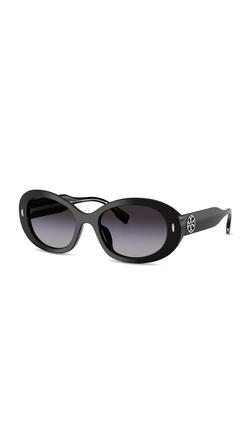 Tory Burch Sunglasses in Black - Grey Gradient - Image 1