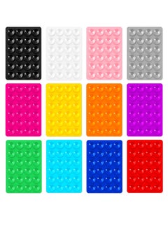 Peachjoy 12 Pack Silicone Suction Phone Case, Strong Sticky Suction Cups, Suitable for Hands Free Mirror Shower Bathroom, Selfies and Videos  - Image 1