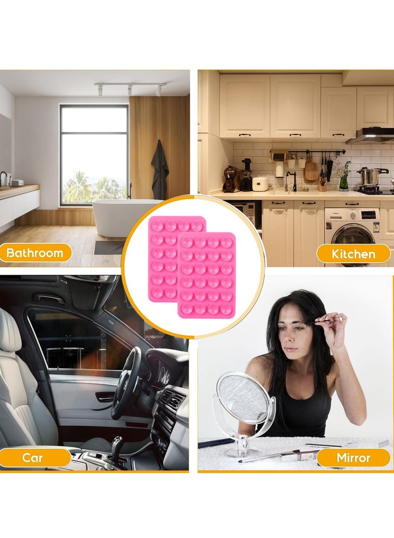 Peachjoy 12 عبوة غلاف هاتف سيليكون مزود بأكواب شفط لاصقة قوية، مناسبة للاستخدام اليدوي الحر في الحمام، لالتقاط الصور الذاتية ومقاطع الفيديو - Image 5