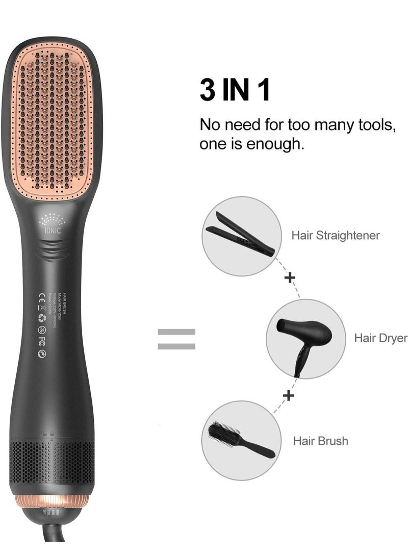 ELTRAZONE Hair Dryer and Styler Professional One Step Hot Air Brush Hair straightener Comb 1200W - Image 5