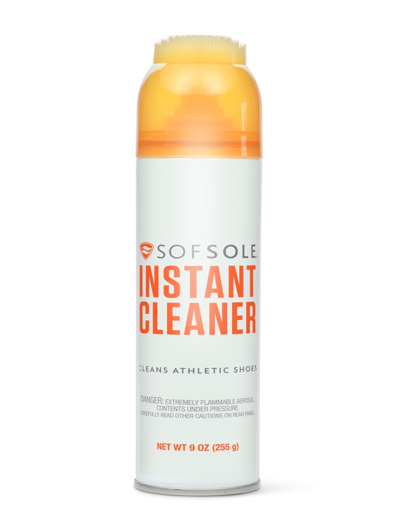 Sof Sole منظف سوفسول الفوري 5 أونصة أو 9 أونصة - عمل رغوي عميق ينزع الأوساخ والحطام من أصعب الأقمشة والمواد - فرشاة تطبيق علوية - رائحة منعشة - أحذية رياضية وأحذية - Image 1