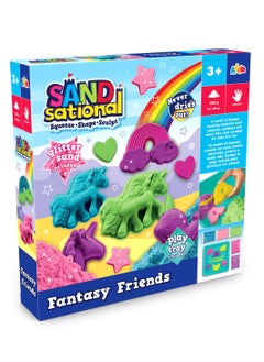 ADDO Addo Sandsational Fantasy Friends 500g | Sand Creation | Super-soft Sand | Modelling Sand |  Creative Fun Ideas | Develops Sensory Skills | Entertaining Toy | Stress Relief Toys for Kids  - Image 1