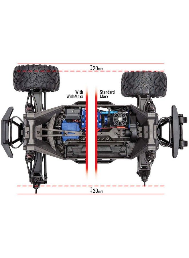 TRAXXAS مجموعة تعليق بلو ويدماكس Tra8995X - Image 4