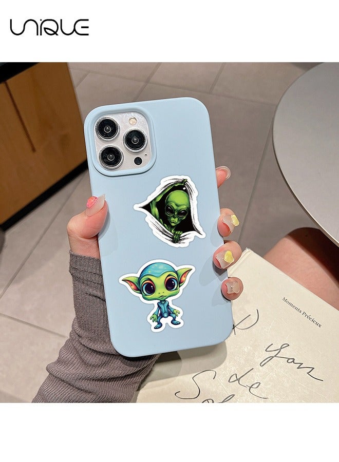 Unique 62Pcs Alien Graffiti Sticker Sticker，Vinyl Waterproof Stickers for Water Bottles Laptop Phone Computer Guitar, Gifts for Teens, Girls, Fans - Image 5