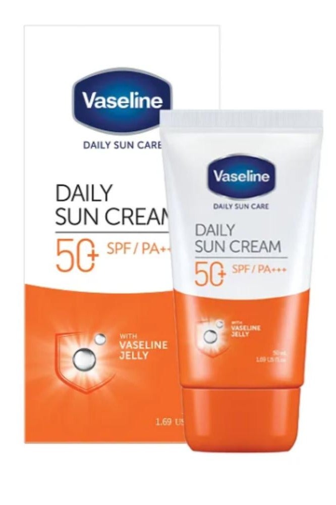 فازلين كريم العناية اليومية بالشمس بمعامل حماية 50، 50 مل - Image 1