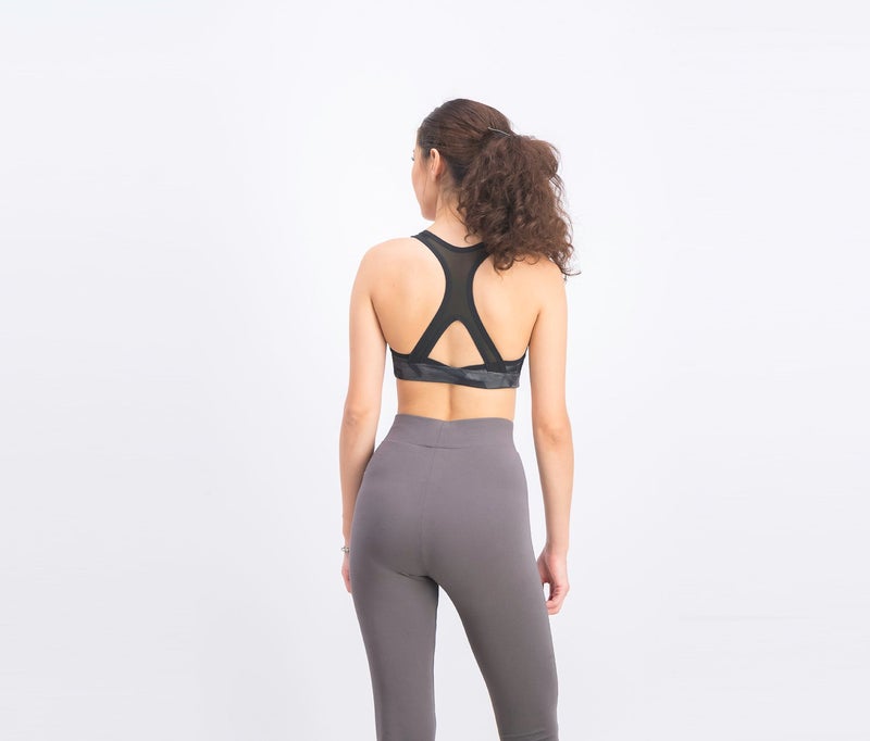 Reebok Women Hero Run Padded Bra, Black Combo - Image 3