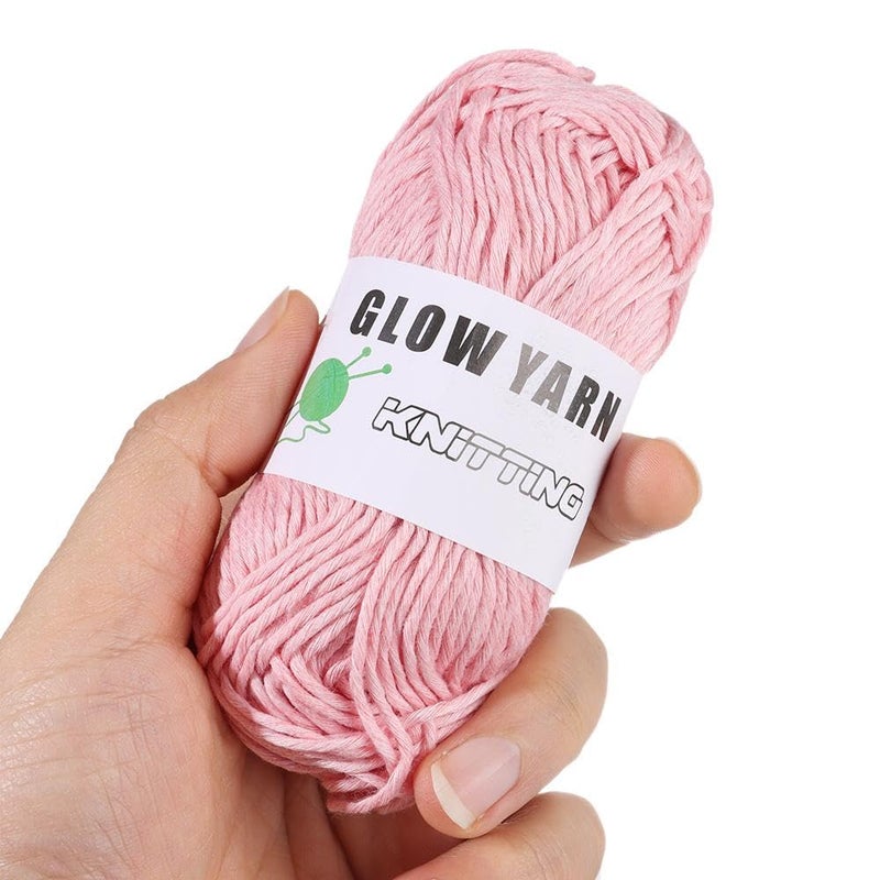 "Phosphorescent Crochet Cotton Yarn Set - Crochet Hand Embroidery (Cotton Light Up Crochet Yarn Set for Hand Embroidery)" - Image 1