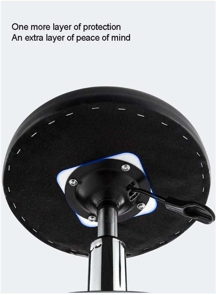 Adjustable Stool – Metal Bar Stool with Faux Leather Seat for Office, Kitchen, Doctor, Cafeteria, and Home Use - Image 4