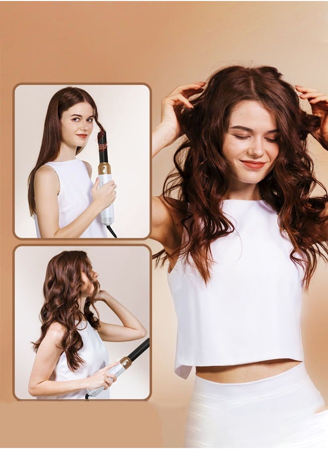 Joshberg - 1000W Air Styler,5 in 1 Hair Styler Set,35000 RPM High Speed Multi Styler Hair Straightener,Automatic Curling hair for Fast Drying Curling Volumizing Straightening - Image 1
