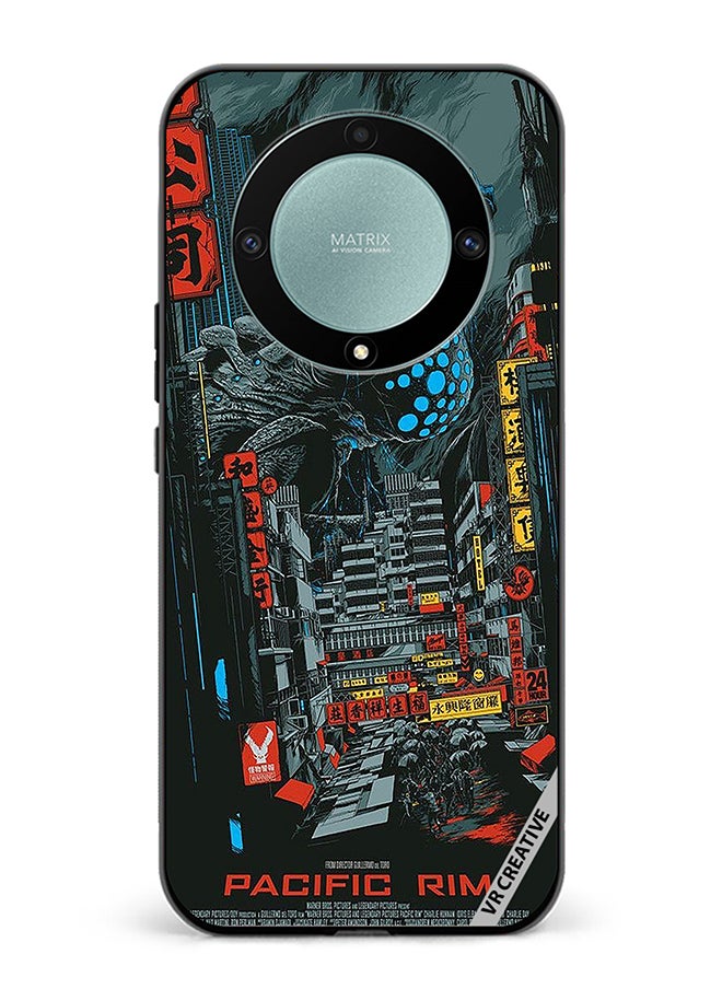 VR CREATIVE Protective Case Cover For Honor X9b Pacific Rim Design Multicolour  - Image 1