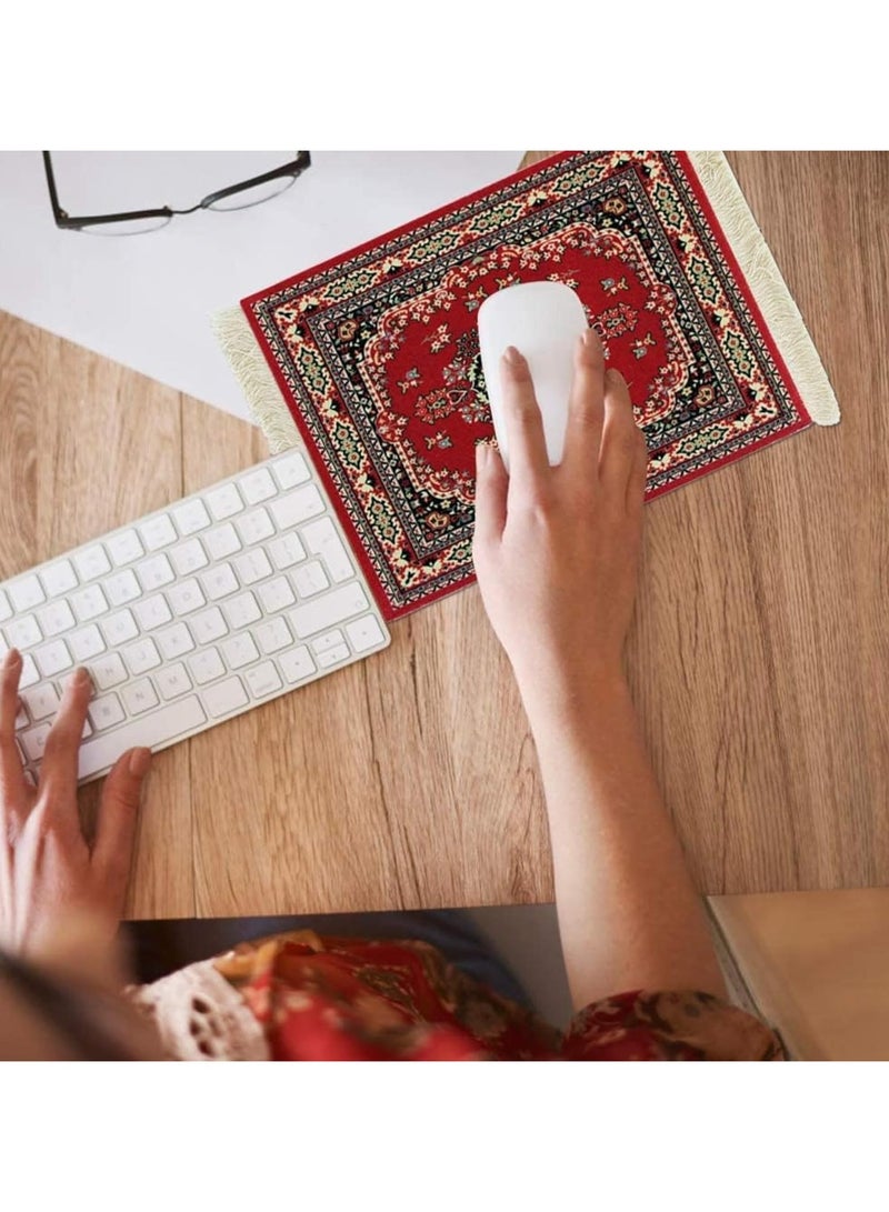 Digipace Mouse Pad,Persian Style Carpet Mouse Pad and Coffee Mat, V60 Mat, Anti Slip, Anti Moisture, Coffee Cup Coaster, Heat Resistant Multi Purpose Table Mat - Image 1