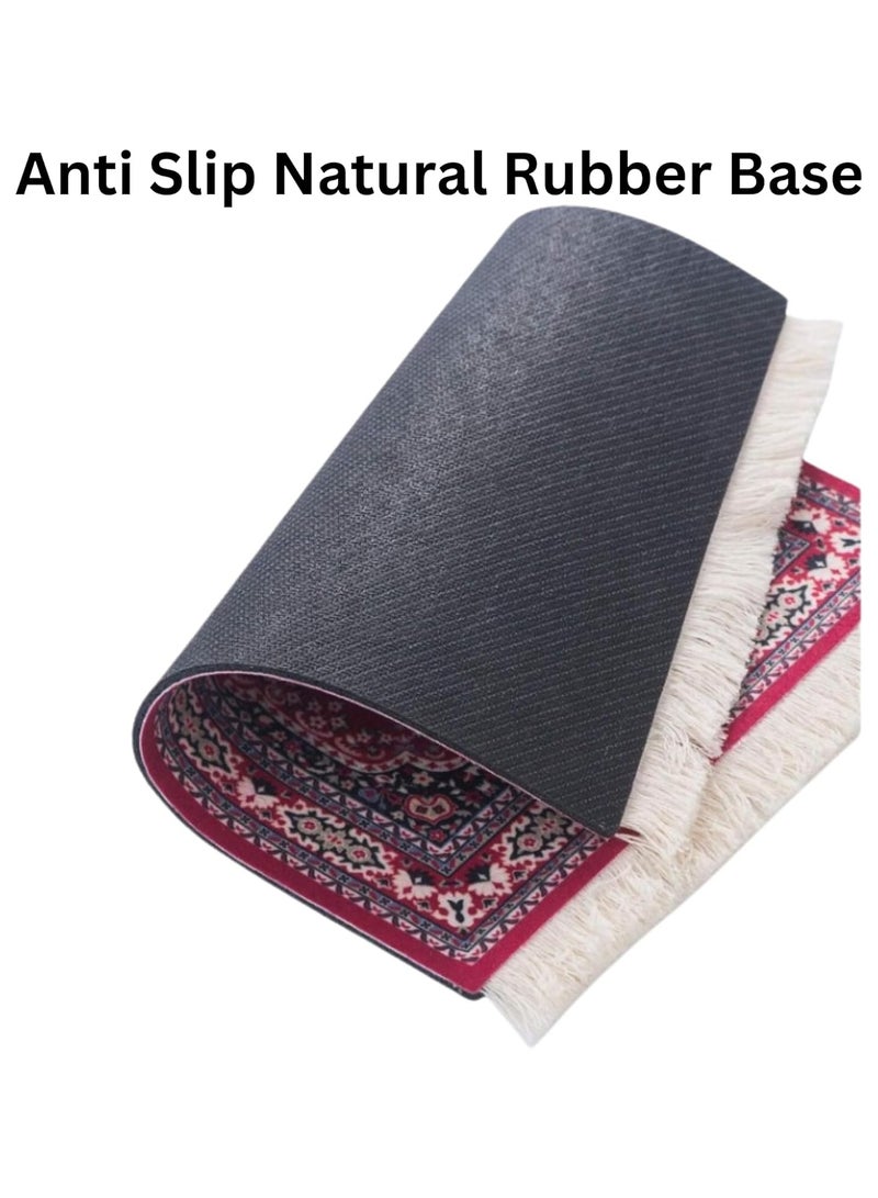 Digipace Mouse Pad,Persian Style Carpet Mouse Pad and Coffee Mat, V60 Mat, Anti Slip, Anti Moisture, Coffee Cup Coaster, Heat Resistant Multi Purpose Table Mat - Image 4