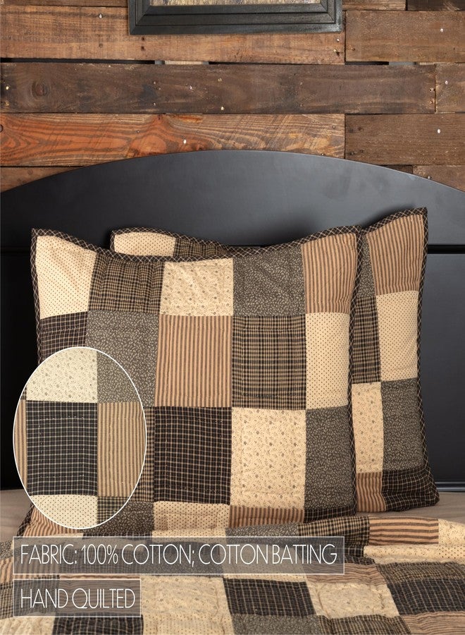 في أتش سي براندز غطاء وسادة من VHC Brands Kettle Grove مبطن بنمط مرقع - Image 4
