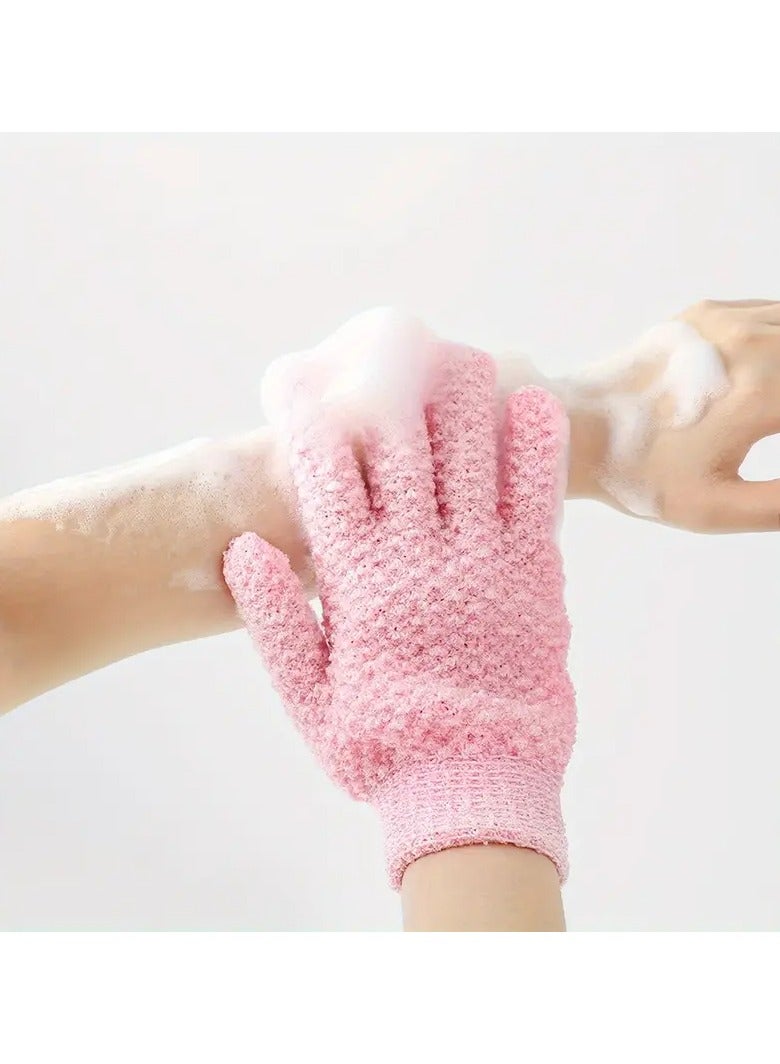 Goolsky Exfoliating Bath Gloves For Shower - Heavy Exfoliation, Body Scrub Shower Scrubber, Shower Exfoliating Gloves For Women & Men, Loofah Shower Glove - Image 5