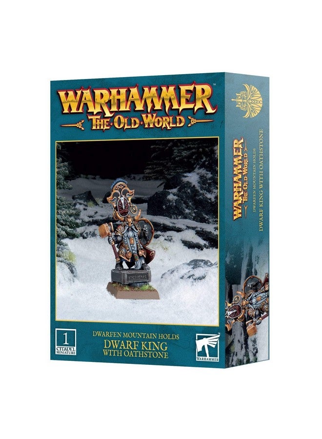 Games Workshop - Warhammer - Dwarfen Mountain Holds: Dwarf King with Oathstone