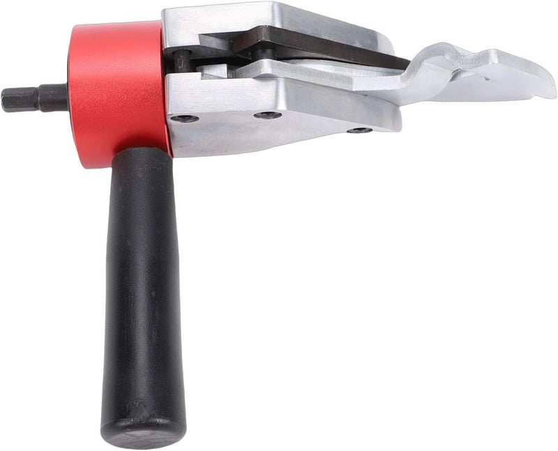 Eujgoov Metal Shear Drill Attachment, CRV Steel 360 Degree Rotating Handle Sheet Metal Cutter, with Bearing for Iron Aluminum Stainless Steel Corrugated Sheet Roof - Image 1