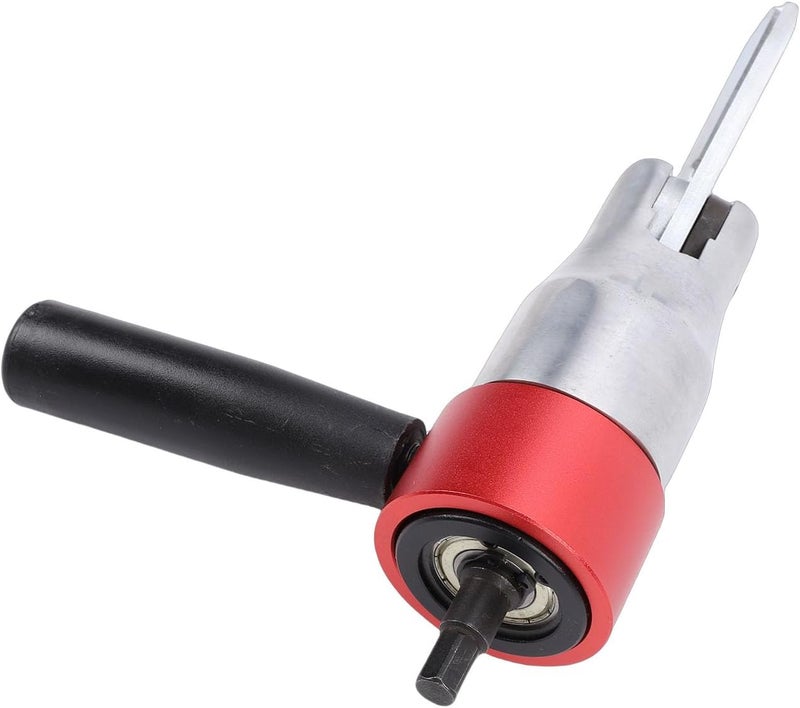Eujgoov Metal Shear Drill Attachment, CRV Steel 360 Degree Rotating Handle Sheet Metal Cutter, with Bearing for Iron Aluminum Stainless Steel Corrugated Sheet Roof - Image 2